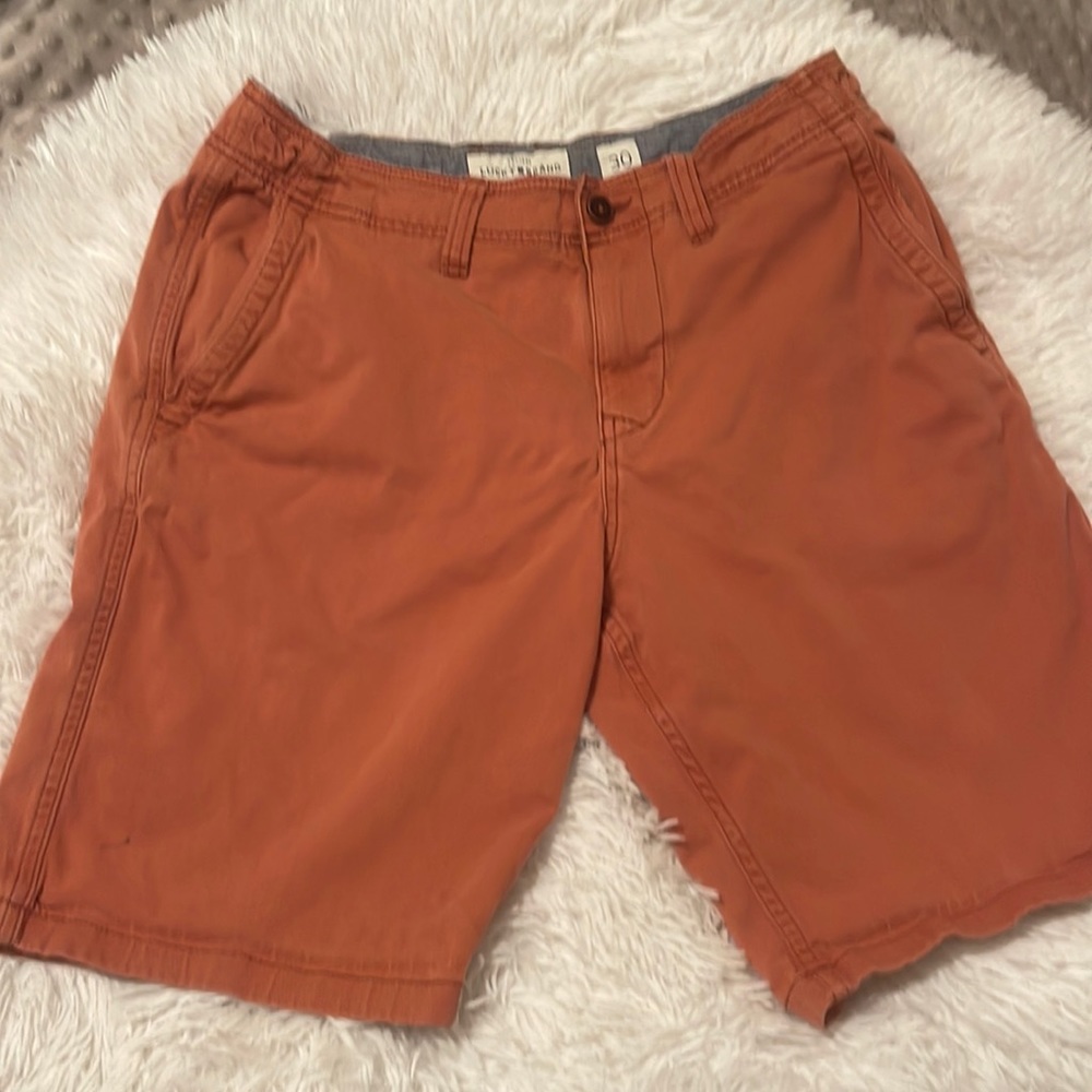 Shorts - Lucky Brand Mens Saturday Stretch Chino Khaki Shorts Size 30